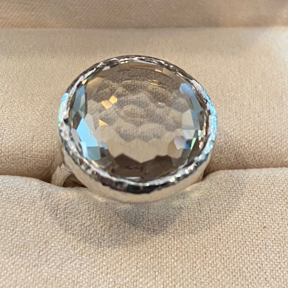 Ippolita quartz sterling silver cocktail ring